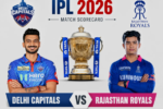 Delhi Capitals Vs Rajasthan Royals Match Scorecard