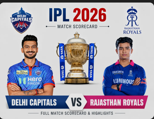 Delhi Capitals Vs Rajasthan Royals Match Scorecard